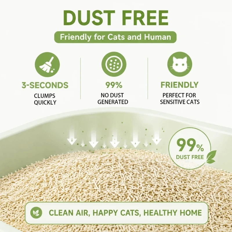 Premium Tofu Cat Litter high quality Premium Tofu Cat Litter high quality