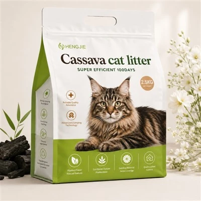 Cassava and Tofu Cat Litter